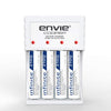 ENVIE (ECR 20 MC+4xAA2100) Standard Rechargeable Battery Charger for AA & AAA Ni-mh/Ni-Cd with 4xAA2100 Rechargeable Batteries